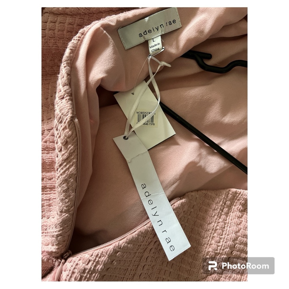 NWT Adelyn Rae pink Tessa dress size Large - Picture 4 of 4